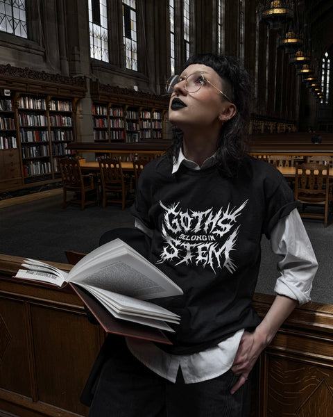 (PREORDER) Goths Belong in STEM TShirt