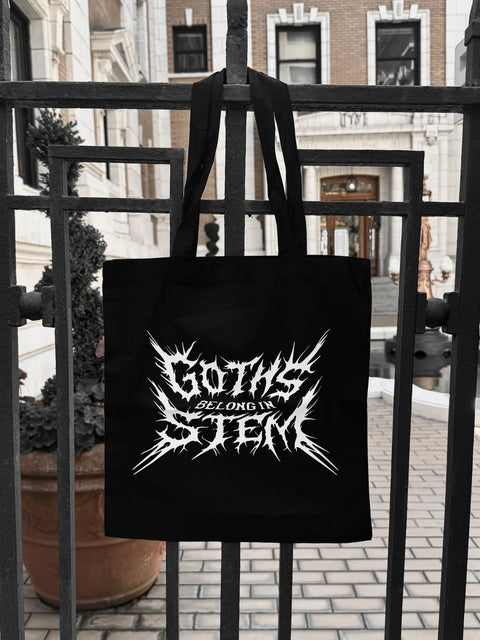 (Preorder) Goths Belong in STEM Tote Bag
