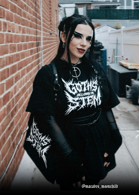 (Preorder) Goths Belong in STEM TShirt