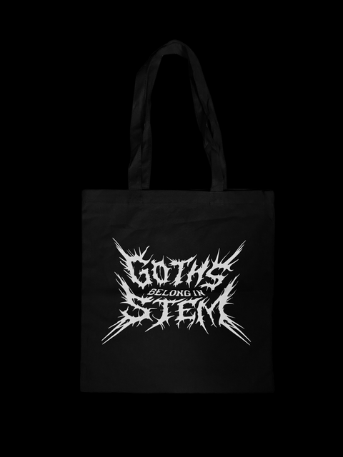 (PREORDER) Goths Belong in STEM Tote Bag