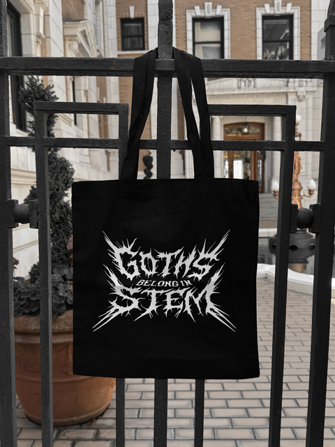 (PREORDER) Goths Belong in STEM Tote Bag